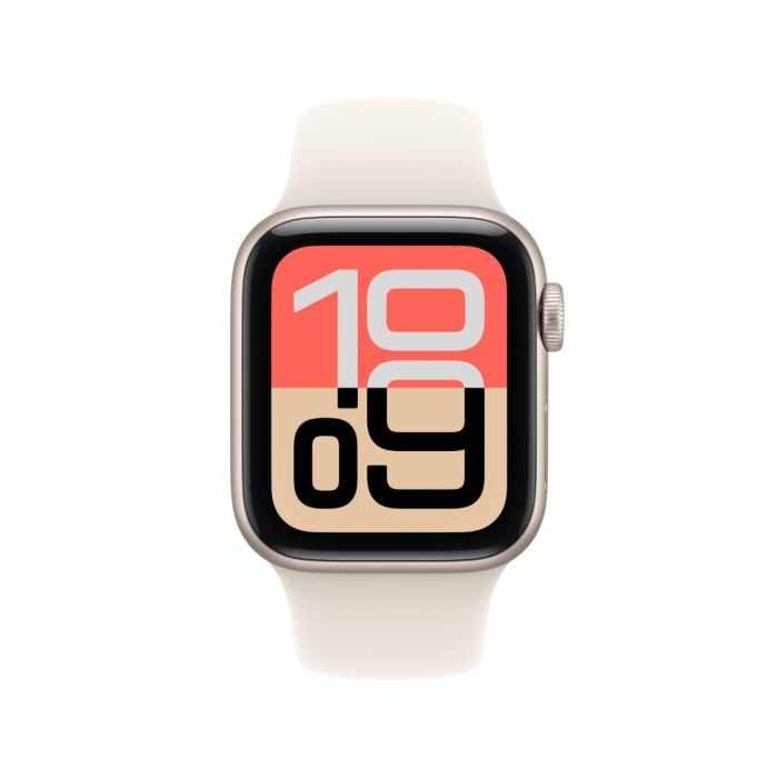 Apple Watch SE 3 Starlight Aluminium Case with Starlight Sport Band - Oraxxi