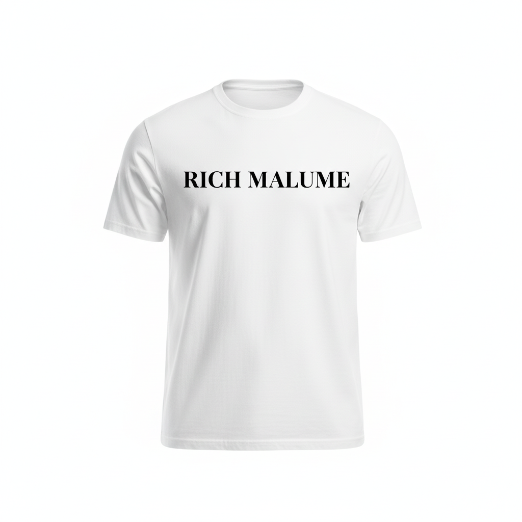 RICH MALUME Premium Tee Mockup