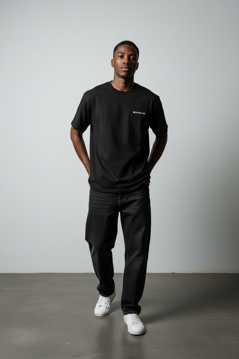 RICH MALUME Black Tee - Model