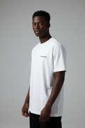 RICH MALUME White Tee - Model Angle